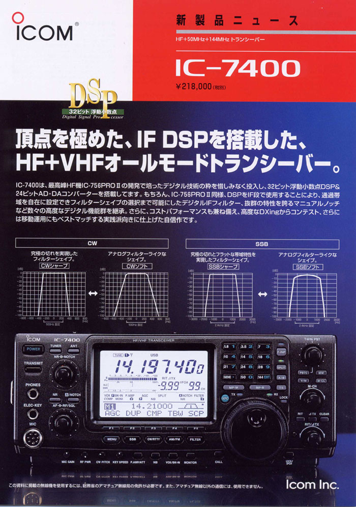 ハムフェア2001の新製品速報